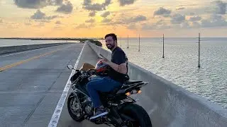 VIAGEM DE S1000RR DE MIAMI A KEY WEST NOS ESTADOS UNIDOS E.U.A