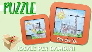 Come costruire un PUZZLE - Fai Da Te | How to make a puzzle game DIY