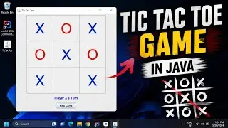 Made a Tic Tac Toe Game in Java ❌⭕ | Java Swing Mini Project