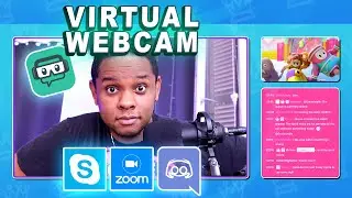 Virtual Webcam for Zoom Skype Discord with Streamlabs OBS - Tutorial