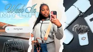 WEEK IN MY LIFE || Highschool days as a senior, new camera ( dji ), night errands