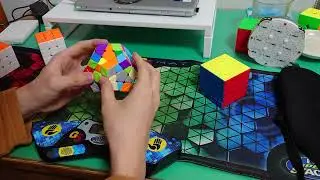 Slow solver uses 1-Look PLL (Megaminx 58.45 Single)