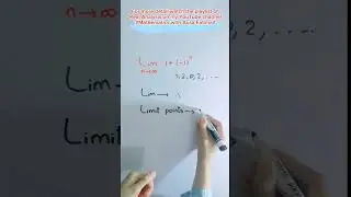 1+(-1)^n limit point | Lmit of sequence #tricks #mcqs #shorts #maths #youtubeshorts #video #ppsc #bs