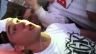 nick youngerman rap outside of mgk concert