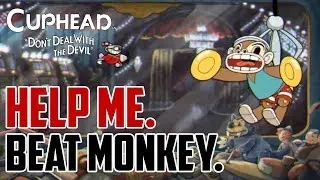 Cuphead : How to Beat Monkey Crane Boss