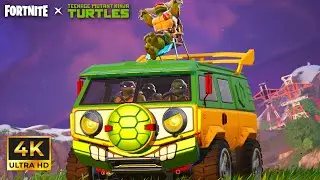 *NEW* FORTNITE x TMNT Van 4K Gameplay
