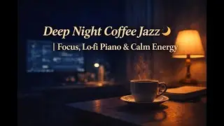 Deep Night Coffee Jazz 🌙 | Focus, Lo-fi Piano & Calm Energy