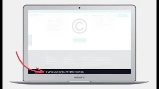 Display © Current Year Automatically in the Divi Bottom Bar