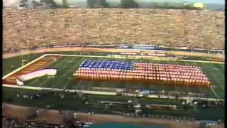 Superbowl XIX Pregame - National Anthem / Flag (1985 - Stanford Stadium)