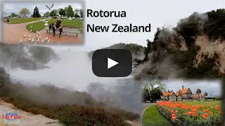 Rotorua | New Zealand | Waimangu Volcanic Valley | Waiotapu Thermal Park | 4K