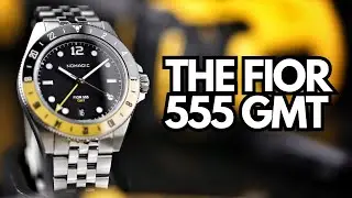 The Fior 555 GMT from Belfast Brand Nomadic Watches!