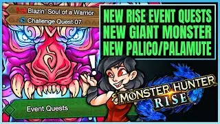 NEW RISE EVENT QUESTS - Ultimate Flagship - New Palico/Palamute & More - Monster Hunter Rise!