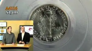 1944 $10 Mercury Dime