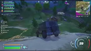 Fortnite Clip: Car vs. Tree + Rock!!