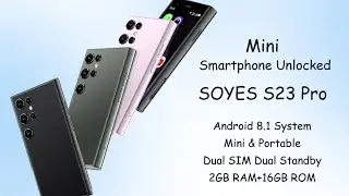 SOYES S23 Pro Mini Smartphone Review | Tiny Android Phone Test
