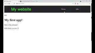 Flask tutorial part 13 - Using smooth animations for fading links in CSS.