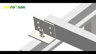 SFS GM 04D SunRack Cement Foundation Mounting System Installation Video