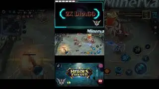 Minerva skin pantai rampage | Heroes Evolved #zxdrago #gaming#heroesevolved#shorts #short