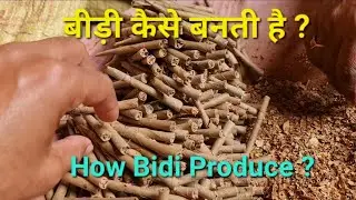 बीड़ी कैसे बनती हैं | How to make Bidi ? #bidi #productivity #homemade #work #producer #information