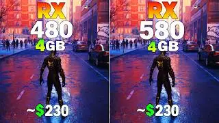 RX 480 vs RX 580 - Test in 12 Games
