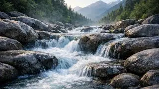 Healing Stream Sounds | Peaceful Mountain Water for Sleep & Relaxation