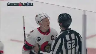 Carson Soucy Punches Brady Tkachuk