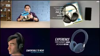 Unboxing Zebronics Zeb-Duke Wireless Bluetooth Headphone ! Unboxing and Review... ! ENGLISH