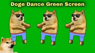 Doge dancing with swag Green Screen || Meme Template || Motherboard Bois