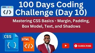 Day 10: Mastering CSS Basics - Margin, Padding, Box Model, Text, and Shadows