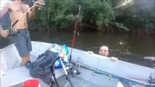 BIG FISH ON THE KOUROU RIVER