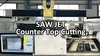 ZLSJ-425CNC ZHONGLI Bridge Sawjet Stone Cutting Machine (Bridge Saw+ Water Jet）