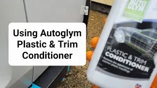 Using Autoglym Plastic & Trim Conditioner Side By Side Demonstration