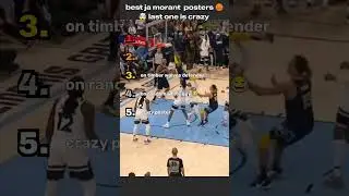 Ja Morants  last one is crazy  #funny#jurassicworld #jamorant #jamorantdunk #NBA
