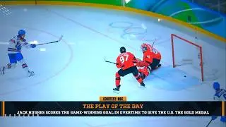 Play Of The Day: Jack Hughes Scores The Game Winning Goal In OT For Team USA | 02/23/26