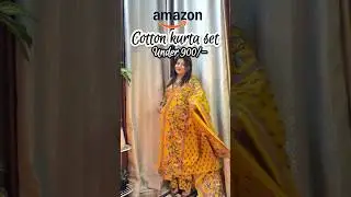 Cotton kurta set haul from Amazon  #amazon #kurtaset #officewear