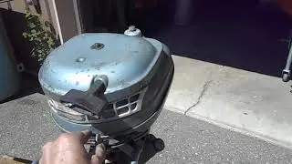 1953 S353 Lauson 3 hp, Four Cycle, Air Cooled Outboard