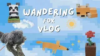 Cozy Gamer Vlog With Wandering Fox | Can You Spot All the Foxes in My House?