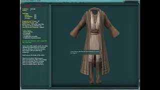 SWG Prophecy - Obtaining the Elder Jedi Robe