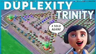 TRINITY on DUPLEXITY a SOLO? 😳 with TWO CORES? - BOOM BEACH operation gameplay/attack strategy/tips