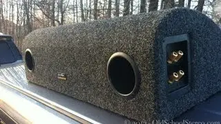 Old School Polk Audio C4 Subwoofer - Four 6x9 Subs in Isobaric Teardrop Enclosure