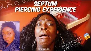 SEPTUM PIERCING EXPERIENCE + AFTER CARE | SOSO MODELS