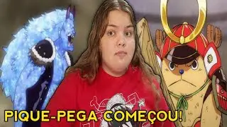 Pique-Pega de Oni! One Piece epis&oacute;dio 1007.