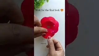 Easy & Beautiful Craft | DIY Paper Rose Flower 🌹 | #craft #shorts
