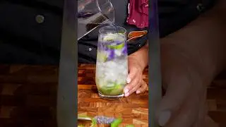Lavender Mint Mojito Mocktail #drink #mocktail #lavender