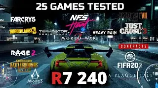 Amd Radeon R7 240 In 2020 | 25 Games Tested | R7 240 Gaming
