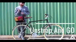 Green Guru Rear Rack Kickstand Cooler Bike Bag