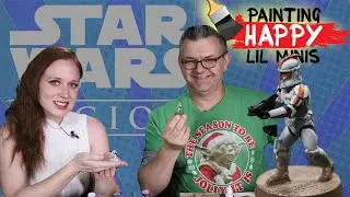 #StarWars Legion | How to paint miniatures | Painting Happy Lil Minis | Live #Tutorial Show