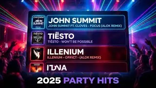 Best EDM Mix 2025 🎧 Dance Music Remixes | High Energy Party Hits