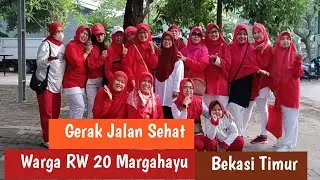 Gerak Jalan Sehat Warga RW 20 Margahayu Jaya Bekasi Timur 