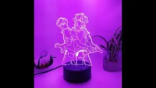 3D Anime Acrylic Illusion Night Light Lamps